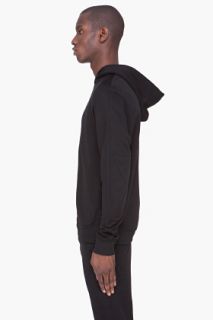T By Alexander Wang Black Hooded Sweater for men