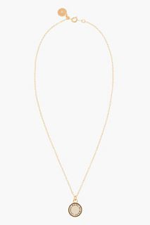 Marc By Marc Jacobs Gold Enamel Disc Pendant for women