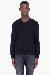 Neil Barrett Black Classic Tuxedo Sweater for men
