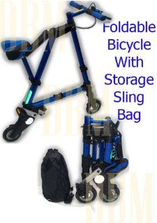 Adults Foldable Bicycle Mini Folding Bike Travel Bike BLUE