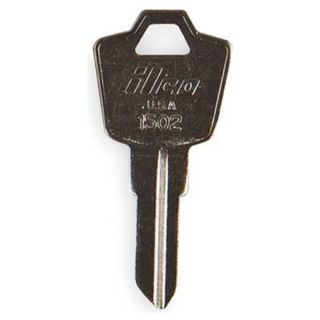Kaba Ilco 1502 Key Blank, Brass, ESP, Pins 5, PK 10