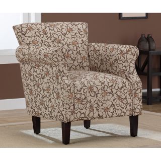 Tiburon Brown Floral Arm Chair Today $208.99 4.3 (15 reviews)