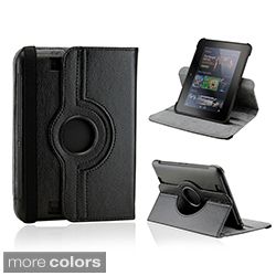 Gearonic 360 Degree Rotating Leather Case Cover with Swivel Stand for