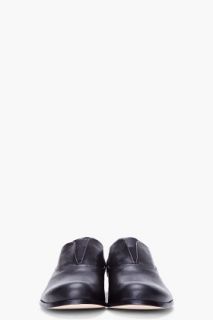Jil Sander Black Leather Dress Shoes for men