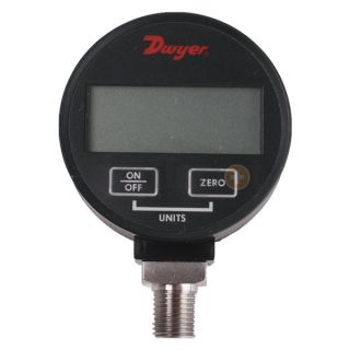 Dwyer Instruments DPGW 11 Digital Pressure Gauge, Range 500 PSI