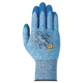 Ansell 11 920 7 Coated Gloves, S, Blue, Knit Wrist, PR