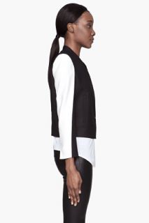 Helmut Lang Black And White Era Suiting Blazer for women