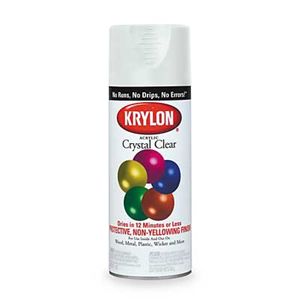 Krylon K01301A00 Spray Paint, Crystal Clear, 12 oz.