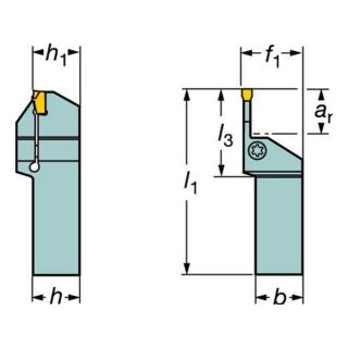 Sandvik Coromant RF151.23 12 40 Square Shank Holder, RF151.23 12 40