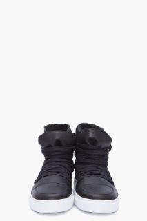 KRISVANASSCHE High Top Black Sneakers for men
