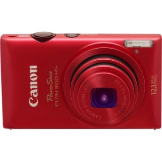Canon PowerShot 300 HS 12.1 Megapixel Compact Camera   Red