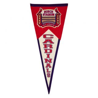 St. Louis Cardinals Throwback Wool Pennant Today $22.62