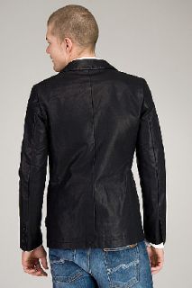 Diesel Jeddy Black Coated Blazer for men