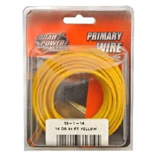 Coleman Cable, Inc. 16 1 14 24' YEL 16GA Prim Wire