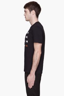 Y 3 Black 20 logo T shirt for men