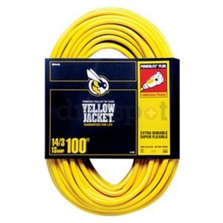 Coleman Cable Systems, Inc. 2806 10/3Cord 100 Yellow Pro Grade Power