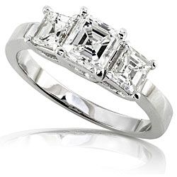 14k Gold 1 3/4ct TDW Certified Diamond Engagement Ring (F, SI1