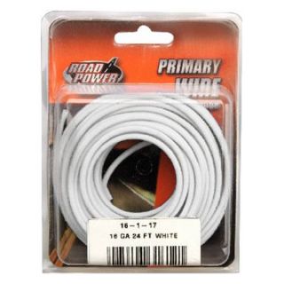 Coleman Cable, Inc. 16 1 17 24' White 16 Gauge Primary Wire