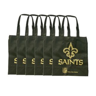 New Orleans Saints Reusable Bags (Pack of 6)