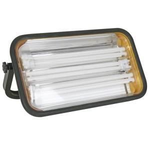 PROJECTEUR DE CHANTIER PROFESSIONNEL   3 x 36W   lampes fluocompactes