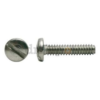 DrillSpot 0170246 1 #3 48 x 3/16" Slotted Pan Head Machine Screw 18 8 Stainless Steel, Pack of 1000