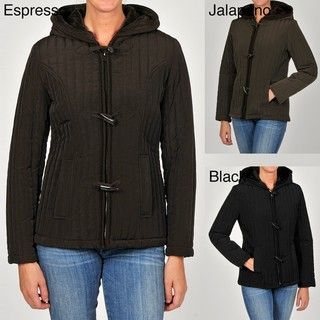 Esprit Juniors Quilted Toggle Hooded Jacket
