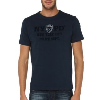 NYPD T Shirt Homme Marine Marine   Achat / Vente T SHIRT NYPD T Shirt