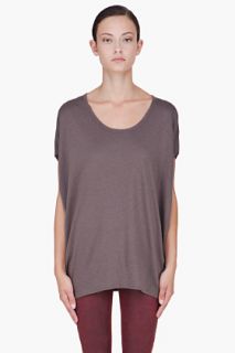 Helmut Oversize Dark Grey Blouse for women