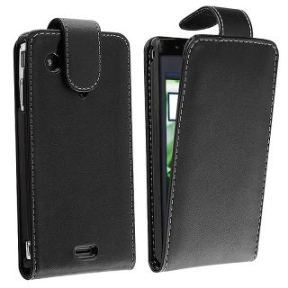 Black Leather Case/ Holster for Sony Ericsson Xperia Arc X12