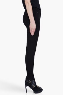 Moncler Black Zip Pocket Leggings for women