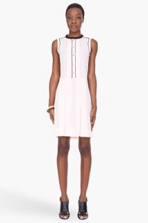 Marni Edition Pale Pink And Black Buttoned Dress for women