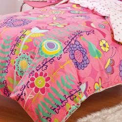 Little Bird 5 piece Twin size Bed in a Bag with Sheet Set