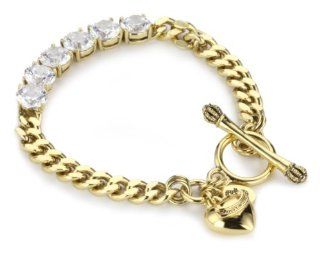 Juicy Couture Country Club Chic Gold Tennis Bracelet with