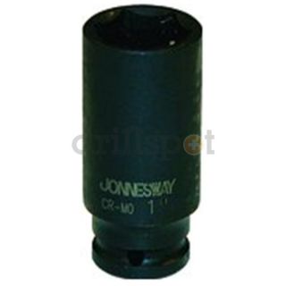 Jonnesway S03A8271 2 13/16 x 1 Drive 6 Pt Std Lgth Impact Socket