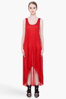 Kimberly Ovitz Rust Red Haru Tank Dress for women