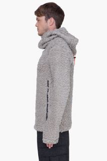 Y 3 Oversize Grey Iplush Turtleneck for men