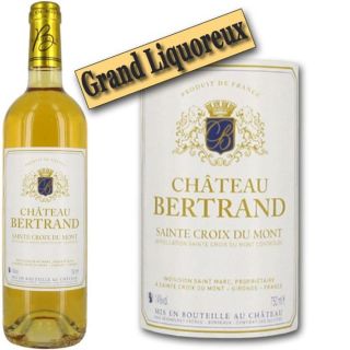 Château Bertrand Sainte Croix du Mont 1999   Achat / Vente VIN BLANC