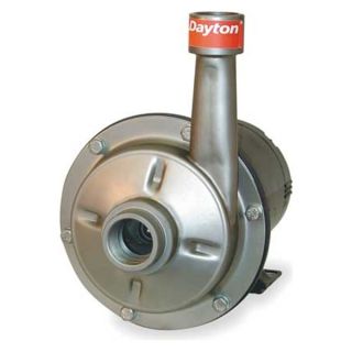 Dayton 4XZ50 Pump, Centrifugal, 2 HP