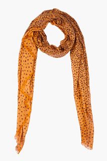 Mulberry Leopard Print Wrap Scarf for women
