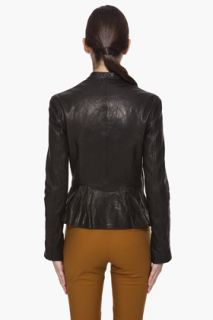 3.1 Phillip Lim Leather Peplum Jacket for women