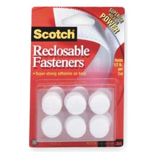 Scotch RF7170X Reclosable Fastener Dots, PK 24