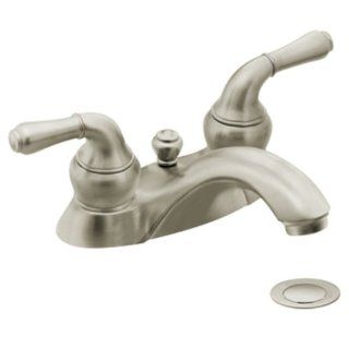 Moen M 4551 BN Monticello Two Handle Low Arc Bathroom Faucet   
