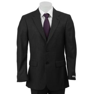 Kenneth Cole Slim Collection Mens Charcoal Wool/ Silk Blend Suit