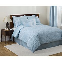 Lush Decor Lydia Blue/Brown 4 piece Comforter Set Today $94.99   $109