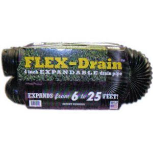 Amerimax Home Products 50310 4x25BLK Perf Flex Drain
