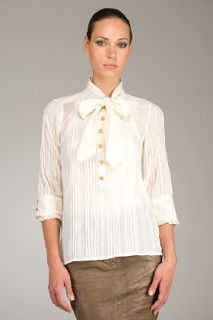 Juicy Couture  Bow Tie Off White Blouse for women