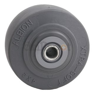 Albion XS0420112G Caster Wheel, 4 D x 2 In. W, 350 lb.