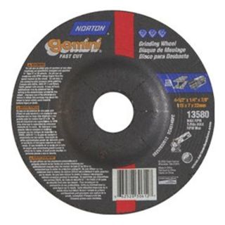 Type 27 Gemini Free Cut Aluminum Oxide Grinding Wheel, Pack of 20