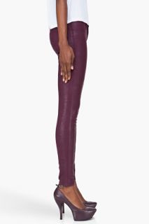 J Brand Skinny Purple Coated Jeans for women