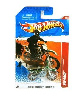 Wheels 2011 Thrill Racers   Jungle 11 HW450F #211/244 Toys & Games